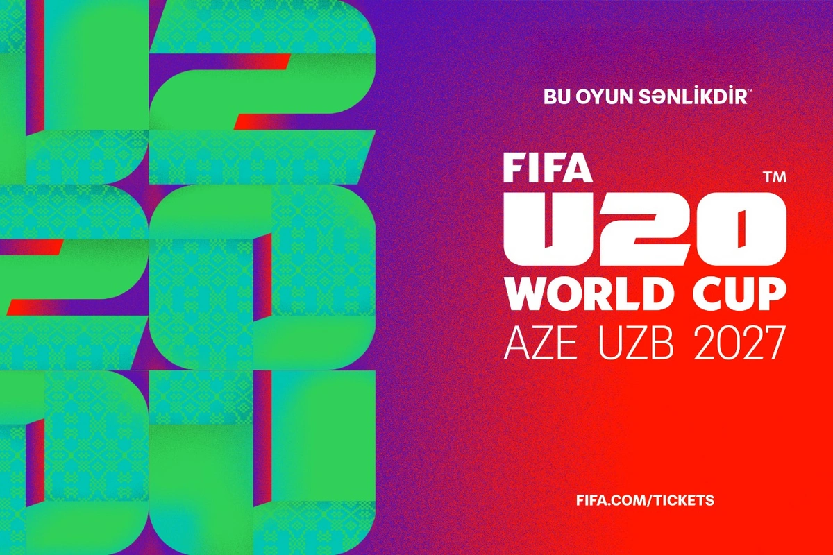 FIFA Azərbaycan və Özbəkistanda keçiriləcək dünya çempionatının rəsmi brendini təqdim edib FIFA Azərbaycan və Özbəkistanda keçiriləcək dünya çempionatının rəsmi brendini təqdim edib