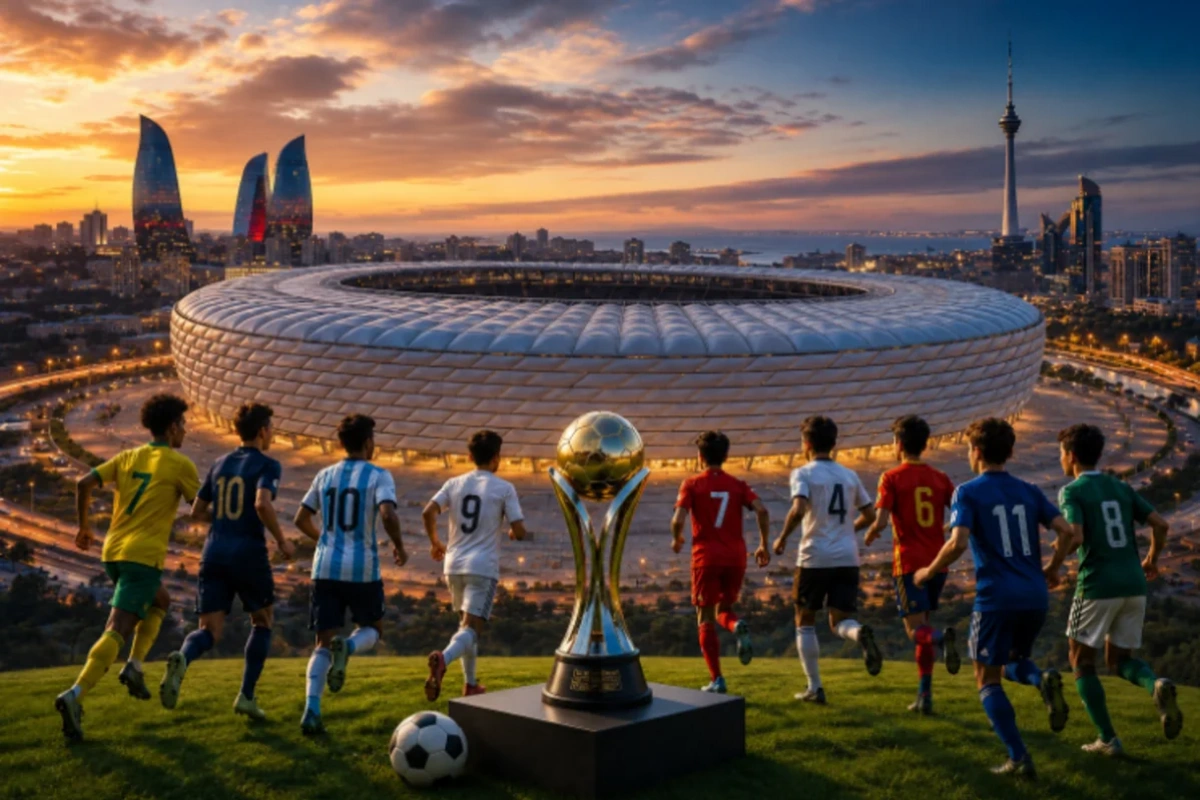 FIFA-nın ilk U-15 dünya çempionatının Azərbaycanda keçirilməsi ilə əlaqədar Sərəncam imzalanıb