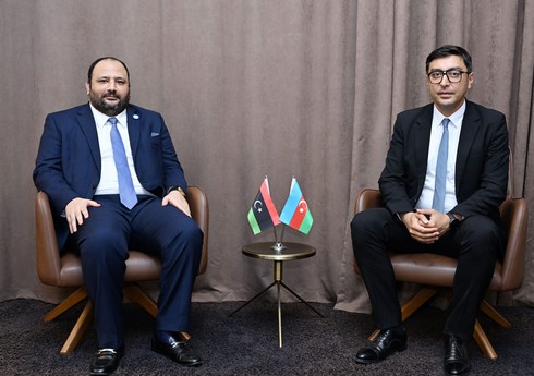 Fərid Qayıbov liviyalı nazir və səfirlə görüşüb