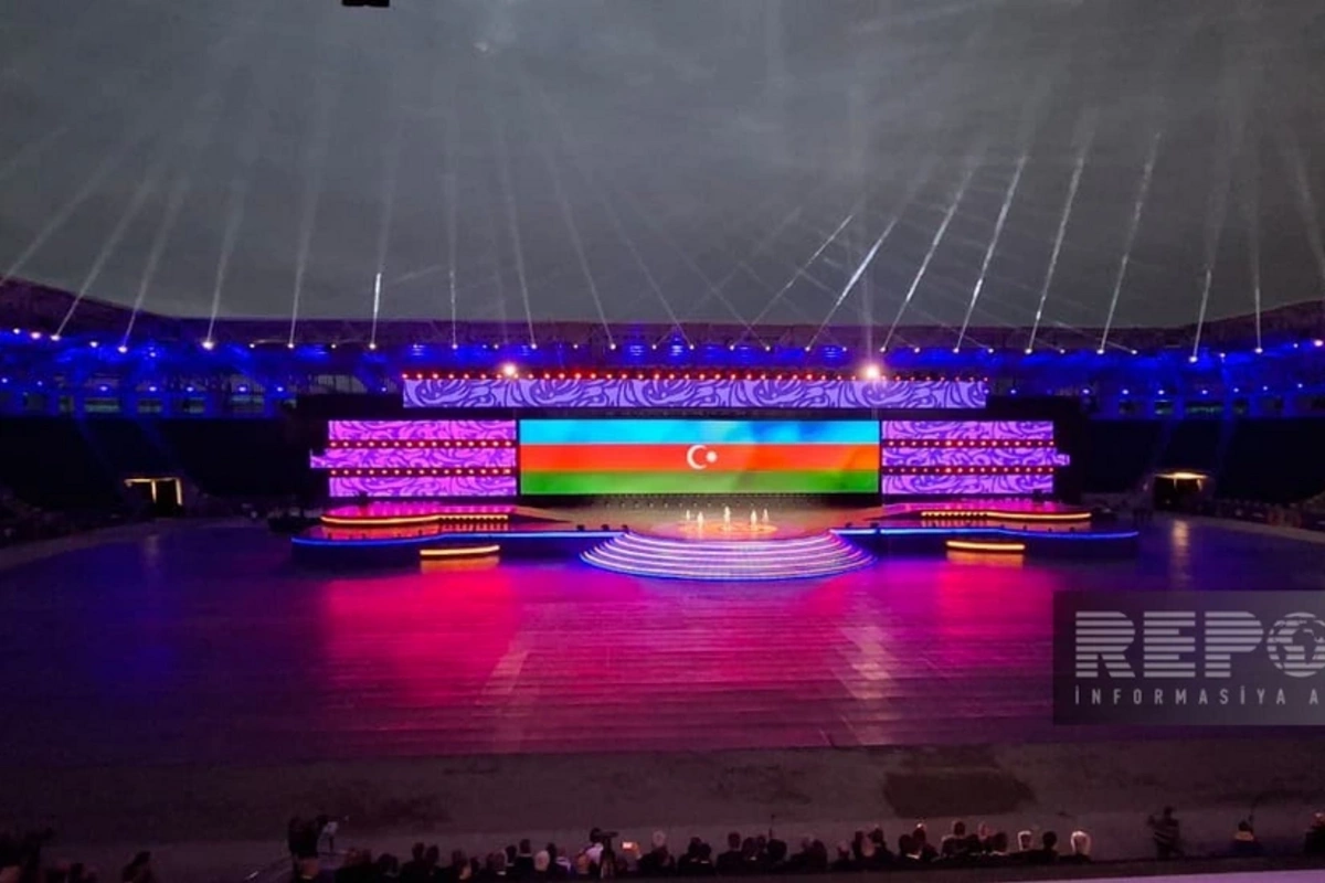 Gəncə şəhər stadionunda III MDB Oyunlarının açılış mərasimi keçirilir