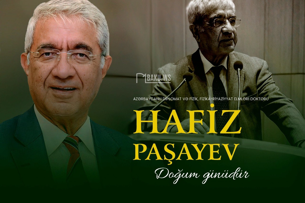 Hafiz Paşayevin 84 yaşı tamam olur Hafiz Paşayevin 84 yaşı tamam olur