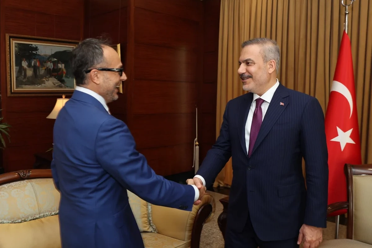 Hakan Fidan TÜRKPA Baş katibini qəbul edib Hakan Fidan TÜRKPA Baş katibini qəbul edib