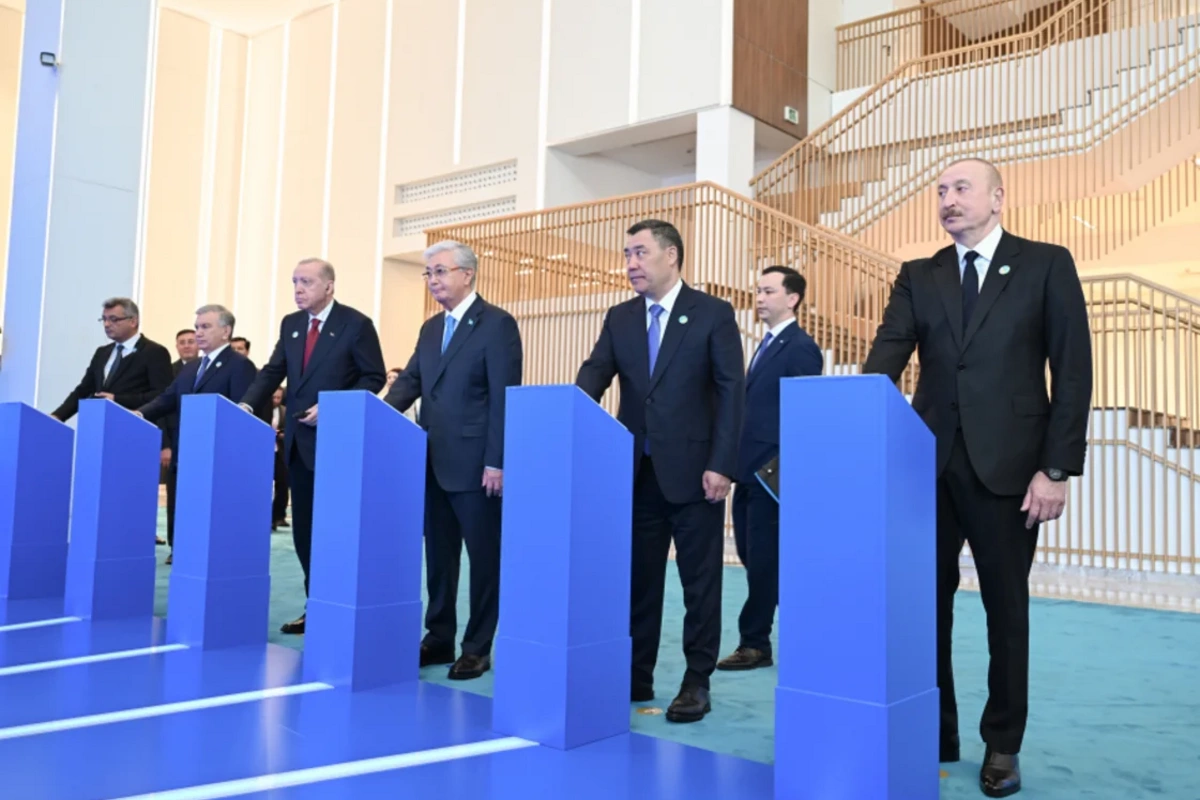 İlham Əliyev Türk Sivilizasiyası Mərkəzinin təməlqoyma mərasimində iştirak edib