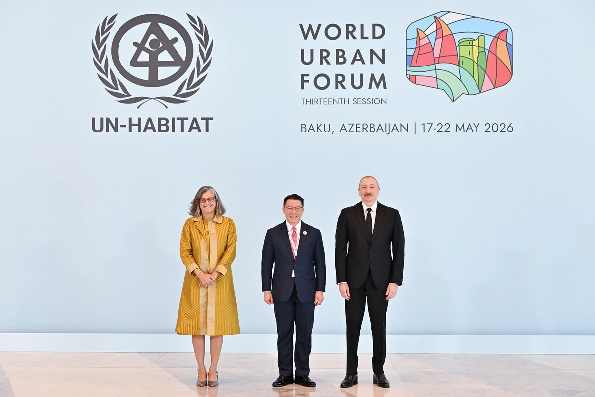 İlham Əliyev Ümumdünya Şəhərsalma Forumunun 13-cü Sessiyasının açılış mərasimində iştirak edir İlham Əliyev Ümumdünya Şəhərsalma Forumunun 13-cü Sessiyasının açılış mərasimində iştirak edir