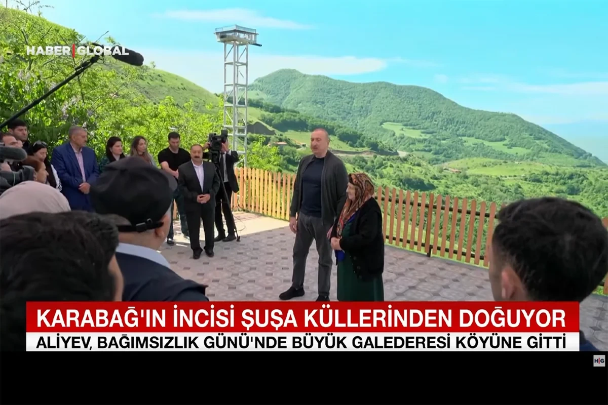İlham Əliyevin Böyük Qaladərəsində sakinlərlə səmimi söhbəti: 