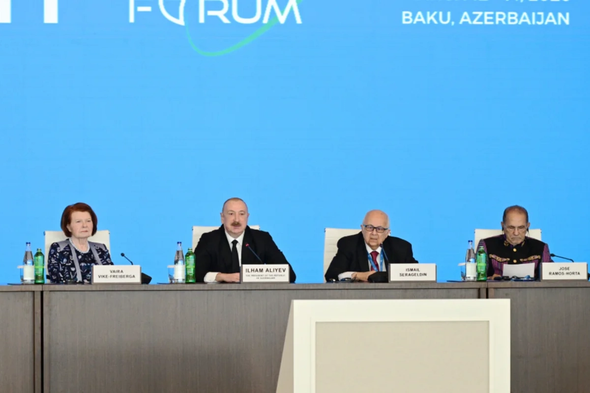 İlham Əliyevin sosial şəbəkə hesablarında XIII Qlobal Bakı Forumu ilə bağlı videoçarx paylaşılıb