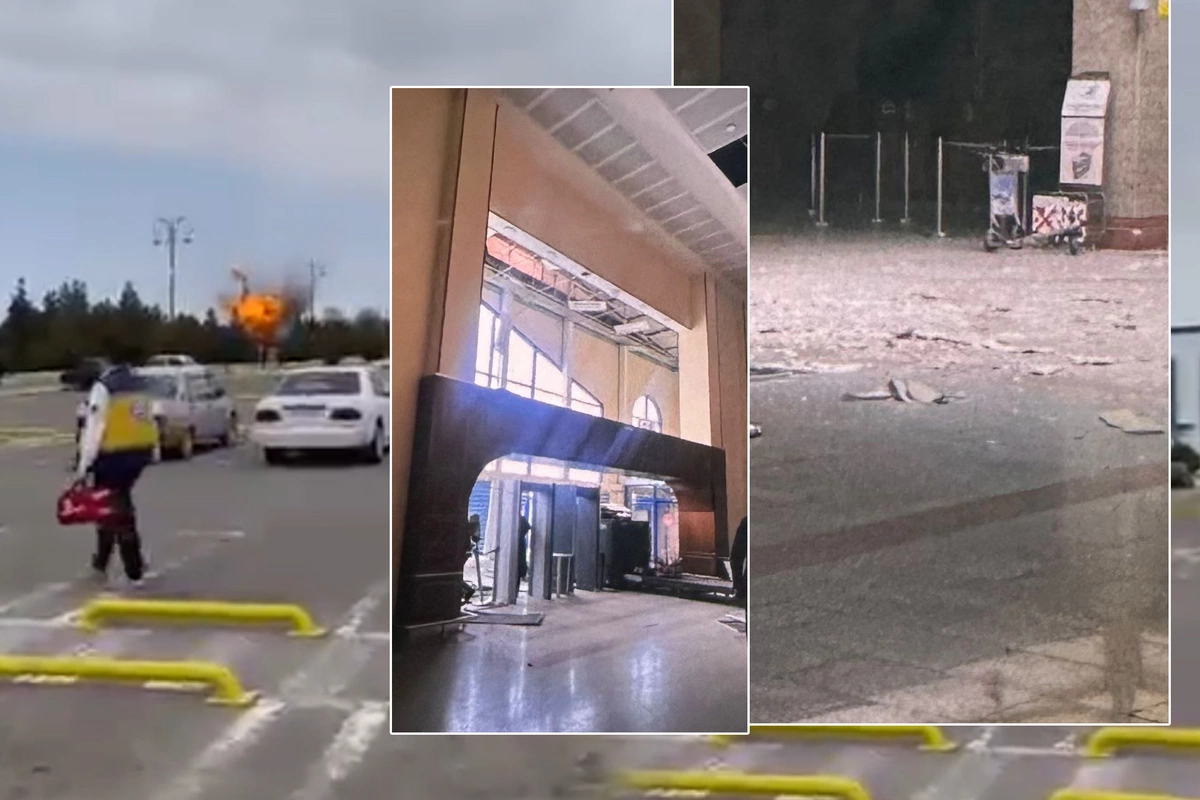 İran Naxçıvan aeroportuna dron hücumu edib - ANBAAN VİDEO