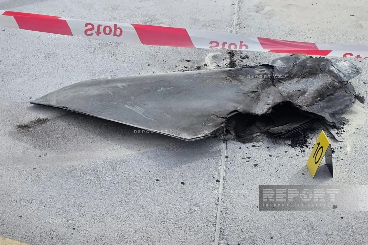 İranın dron hücumundan sonra Naxçıvan aeroportundan - FOTOREPORTAJ