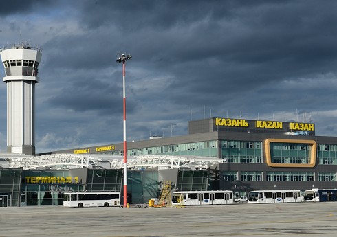 Kazan hava limanında uçuşlar müvəqqəti dayandırılıb