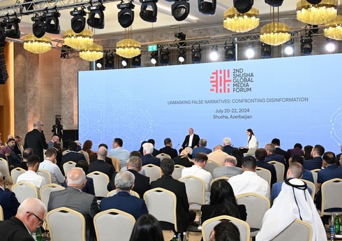 İkinci Şuşa Qlobal Media Forumunun iştirakçılarının şərəfinə ziyafət verilib İkinci Şuşa Qlobal Media Forumunun iştirakçılarının şərəfinə ziyafət verilib