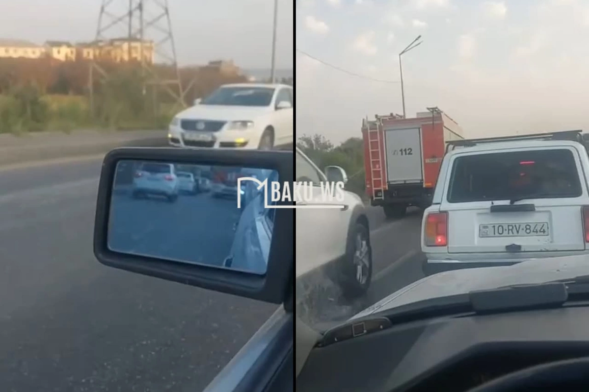 Köhnə Günəşlidə yolda tıxac sürücüləri təngə gətirib
