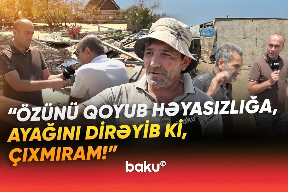 Kürdəxanıda qalmaqal: Bağında yaşamağa icazə verdi, indi çıxara bilmir