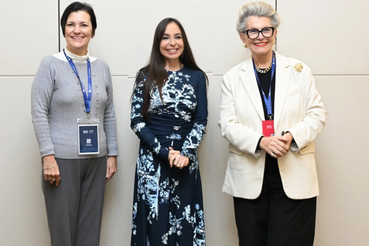Leyla Əliyeva UNESCO-nun baş direktorunun müavini ilə görüşüb