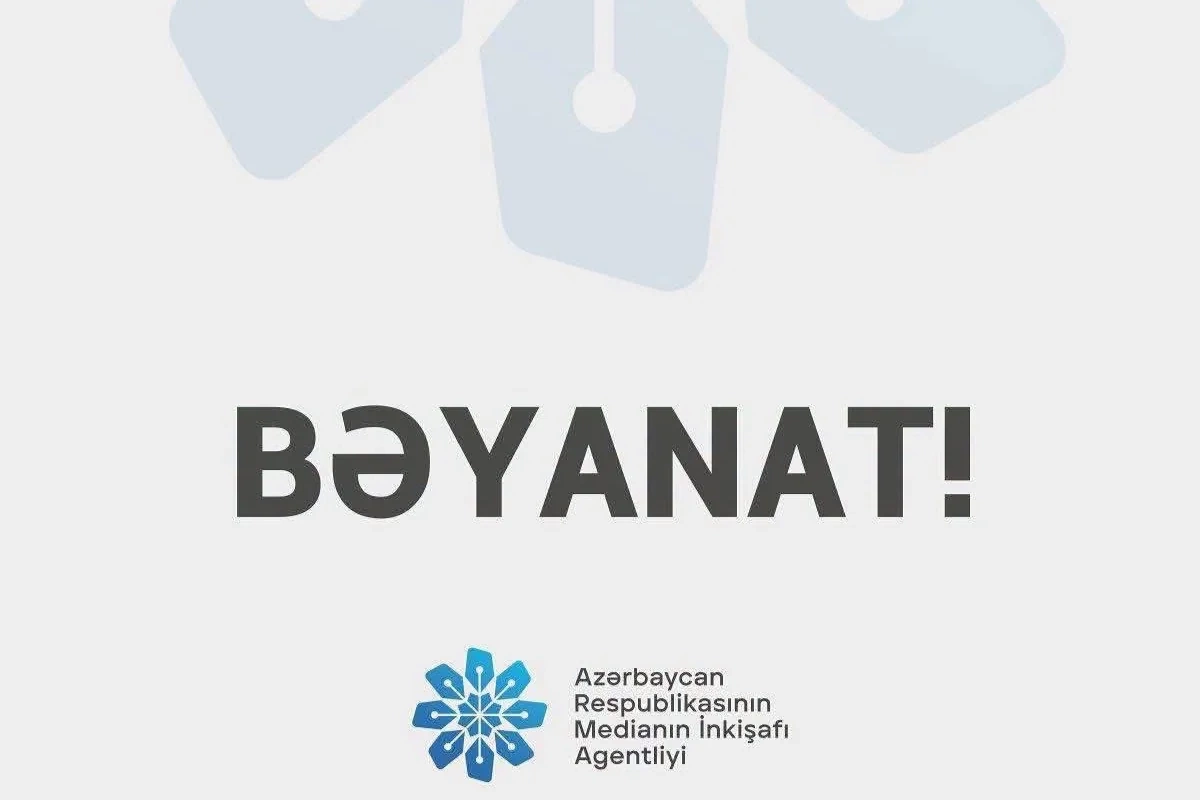MEDİA qanunsuz fəaliyyət göstərən saytla bağlı BƏYANAT YAYDI