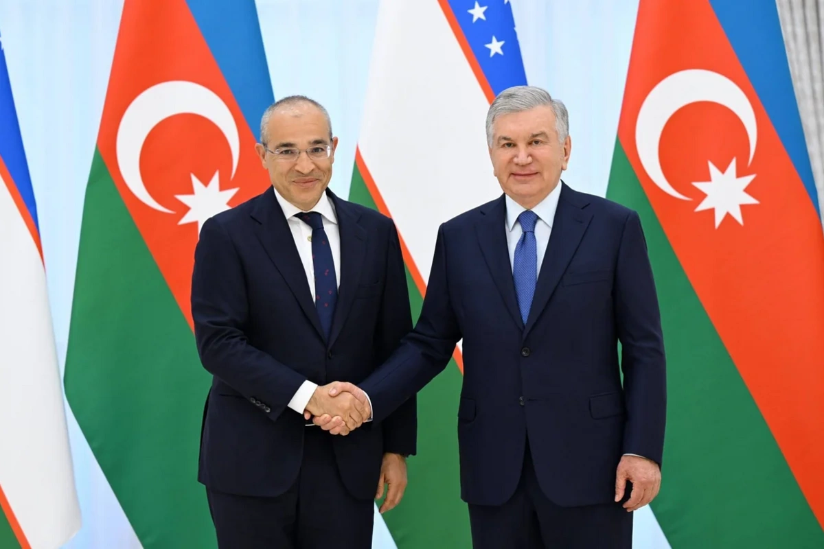 Mikayıl Cabbarov Özbəkistan Prezidenti ilə görüşüb, ticarət və investisiya təşəbbüsləri barədə danışıb