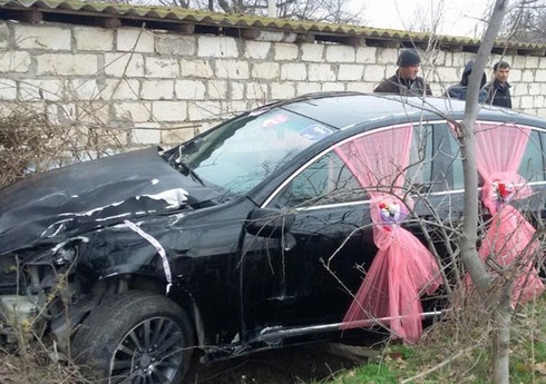 İmişlidə toy karvanında qəza baş verib, xəsarət alanlar var