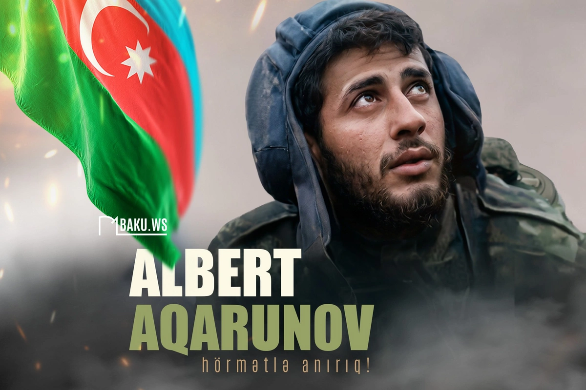 Milli Qəhrəman Albert Aqarunovun anım günüdür Milli Qəhrəman Albert Aqarunovun anım günüdür