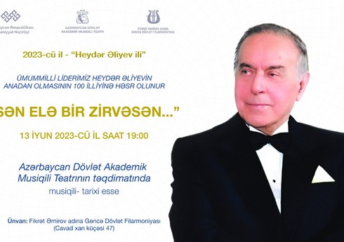 Milli Qurtuluş Günü ərəfəsində Musiqili Teatr Gəncədə çıxış edəcək