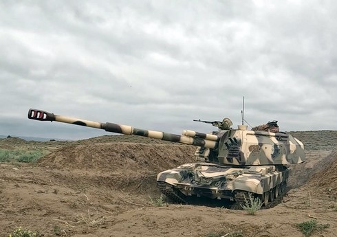 MN: Artilleriya bölmələri radiolokasiya kompleksləri və PUA ilə döyüş atışlı taktiki təlim keçirir