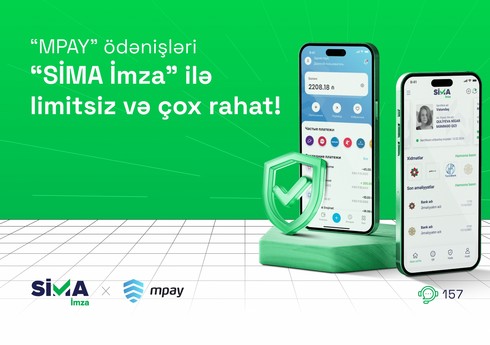 “MPAY” ödənişləri “SİMA İmza” ilə limitsiz və rahatdır! “MPAY” ödənişləri “SİMA İmza” ilə limitsiz və rahatdır!