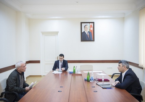 İnam Kərimov Masallıda vətəndaşları qəbul edib İnam Kərimov Masallıda vətəndaşları qəbul edib