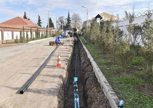 Naxçıvanda əhalinin içməli su təminatı yaxşılaşdırılır Naxçıvanda əhalinin içməli su təminatı yaxşılaşdırılır