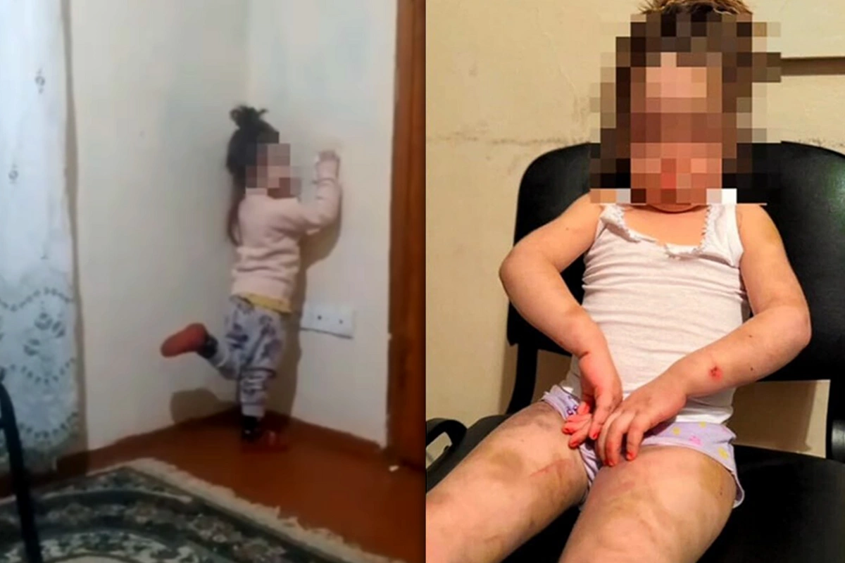 Övladına işgəncə verən ana saxlanıldı Övladına işgəncə verən ana saxlanıldı