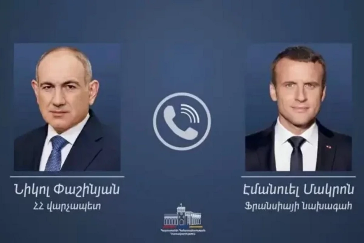 Paşinyanla Makron Cənubi Qafqazda davamlı sülhün bərqərar olmasının vacibliyini vurğulayıblar