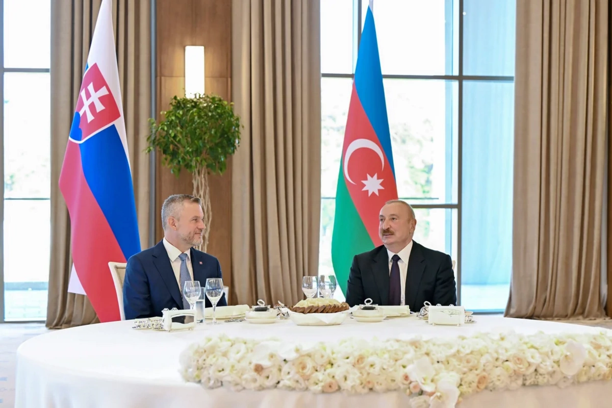 Prezident İlham Əliyevin adından Xankəndidə Slovakiya Prezidentinin şərəfinə rəsmi nahar verilib