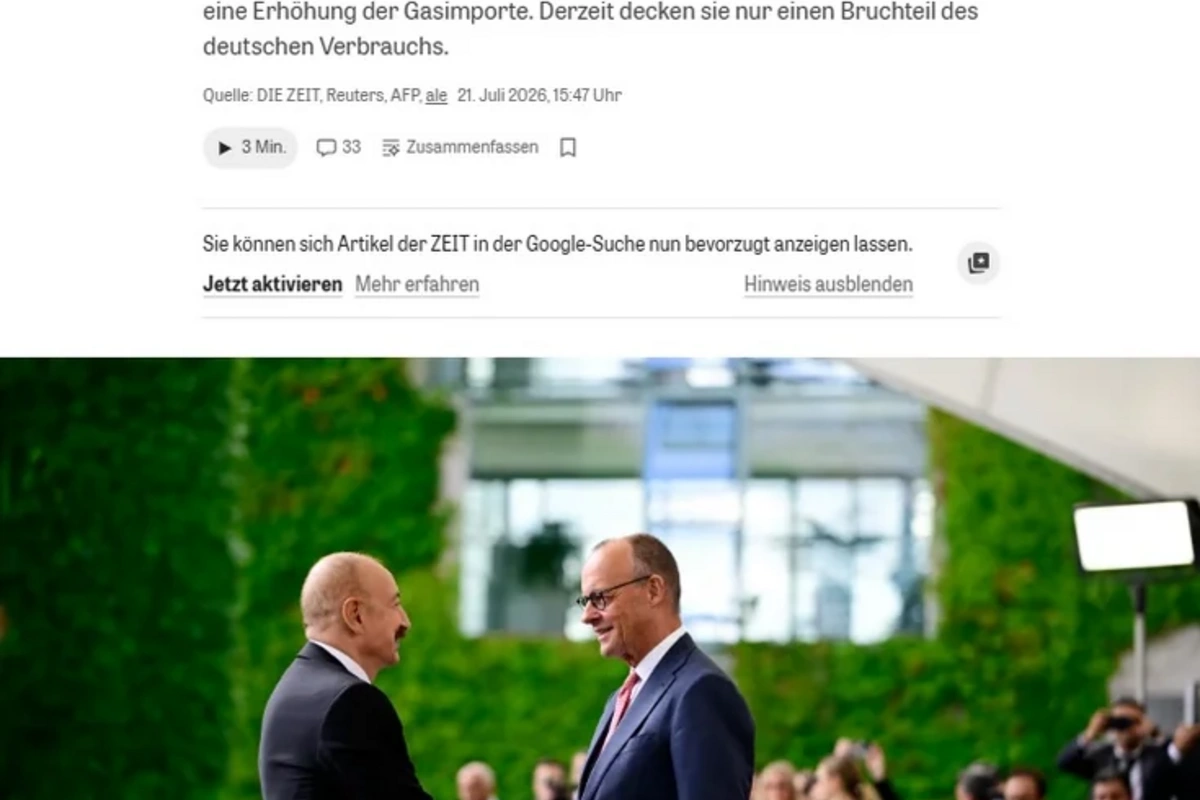 Prezident İlham Əliyevin Berlinə rəsmi səfəri Almaniya və dünya mediasının diqqət mərkəzindədir
