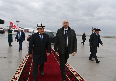 Prezident İlham Əliyevin Qırğızıstana səfəri başa çatıb Prezident İlham Əliyevin Qırğızıstana səfəri başa çatıb