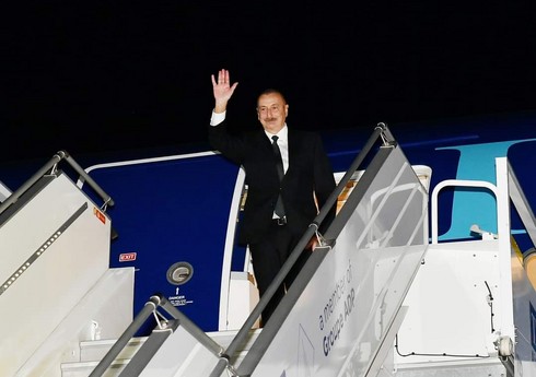 Prezident İlham Əliyevin Soçi şəhərinə işgüzar səfəri başa çatıb Prezident İlham Əliyevin Soçi şəhərinə işgüzar səfəri başa çatıb