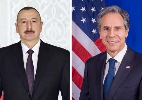 Prezident İlham Əliyevlə ABŞ dövlət katibi arasında telefon danışığı olub