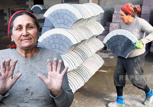 Pulu daşdan çıxan qadın 63 yaşında sosial şəbəkədə fenomen oldu: “Deyirlər övladı haradadır?!” - VİDEO