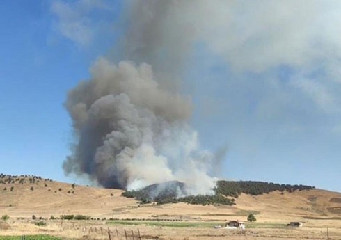 Qaziantepdə meşə yanğını başlayıb, helikopterlər cəlb olunub Qaziantepdə meşə yanğını başlayıb, helikopterlər cəlb olunub