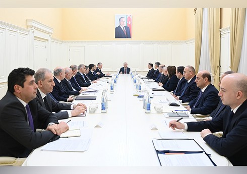 İqlim Dəyişmələri üzrə Dövlət Komissiyasının iclası keçirilib İqlim Dəyişmələri üzrə Dövlət Komissiyasının iclası keçirilib