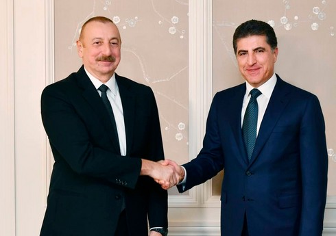 İraq Kürdüstan Regionunun başçısı Prezident İlham Əliyevə zəng edib İraq Kürdüstan Regionunun başçısı Prezident İlham Əliyevə zəng edib
