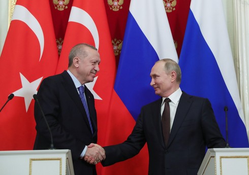 Ərdoğan Putini yenidən Rusiya prezidenti seçilməsi münasibətilə təbrik edib Ərdoğan Putini yenidən Rusiya prezidenti seçilməsi münasibətilə təbrik edib