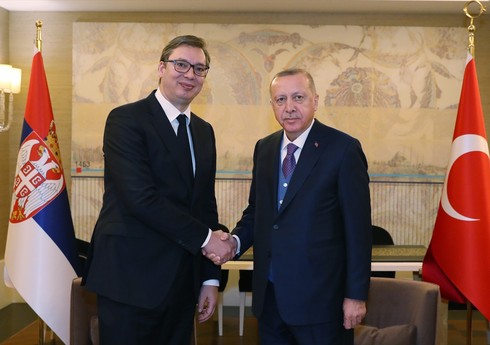 Ərdoğan Vuçiçlə regional məsələləri müzakirə edib