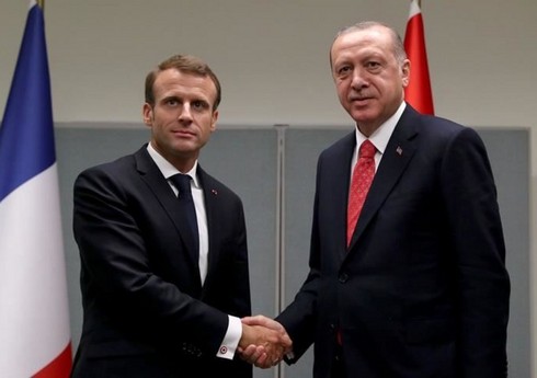 Ərdoğanla Makron regional məsələləri müzakirə ediblər