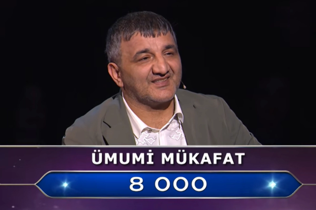 Rüfət Nasosnu 13-cü sualda dayandı - 8 min manat qazandı