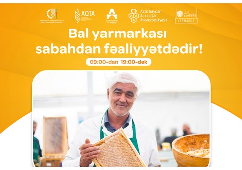 Sabahdan Bakıda arıçılıq məhsullarının yarmarkası fəaliyyətə başlayır Sabahdan Bakıda arıçılıq məhsullarının yarmarkası fəaliyyətə başlayır