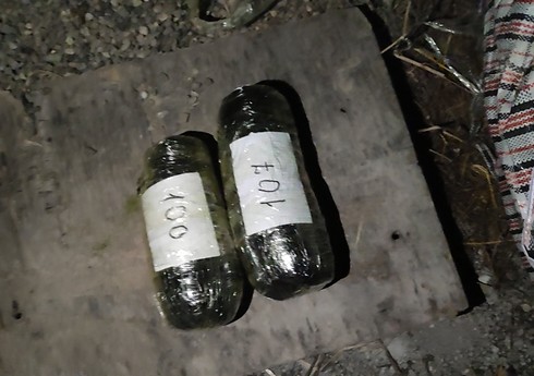 Samuxda narkokuryerlik edən şəxsdən 16 kiloqrama yaxın narkotik aşkarlanıb