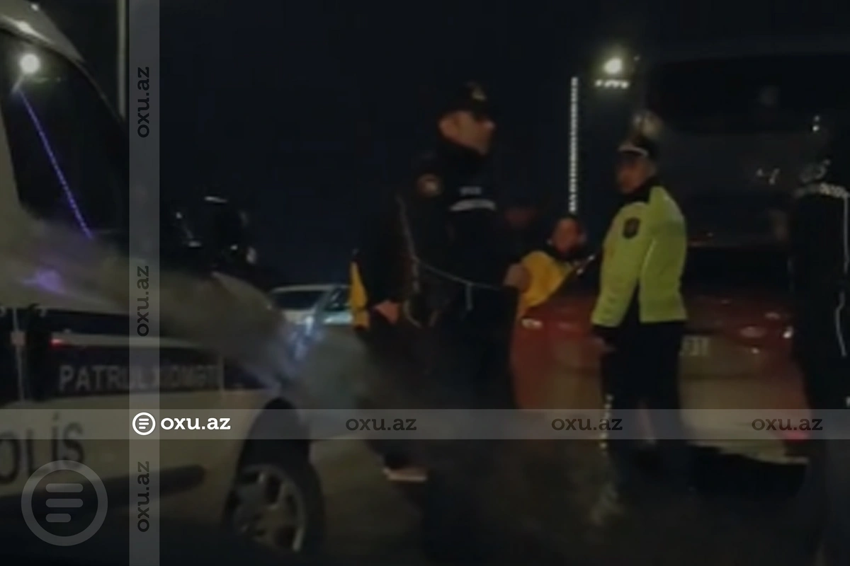 Saray körpüsündə minik avtomobili ilə sərnişin avtobusu toqquşdu, xəsarət alan var