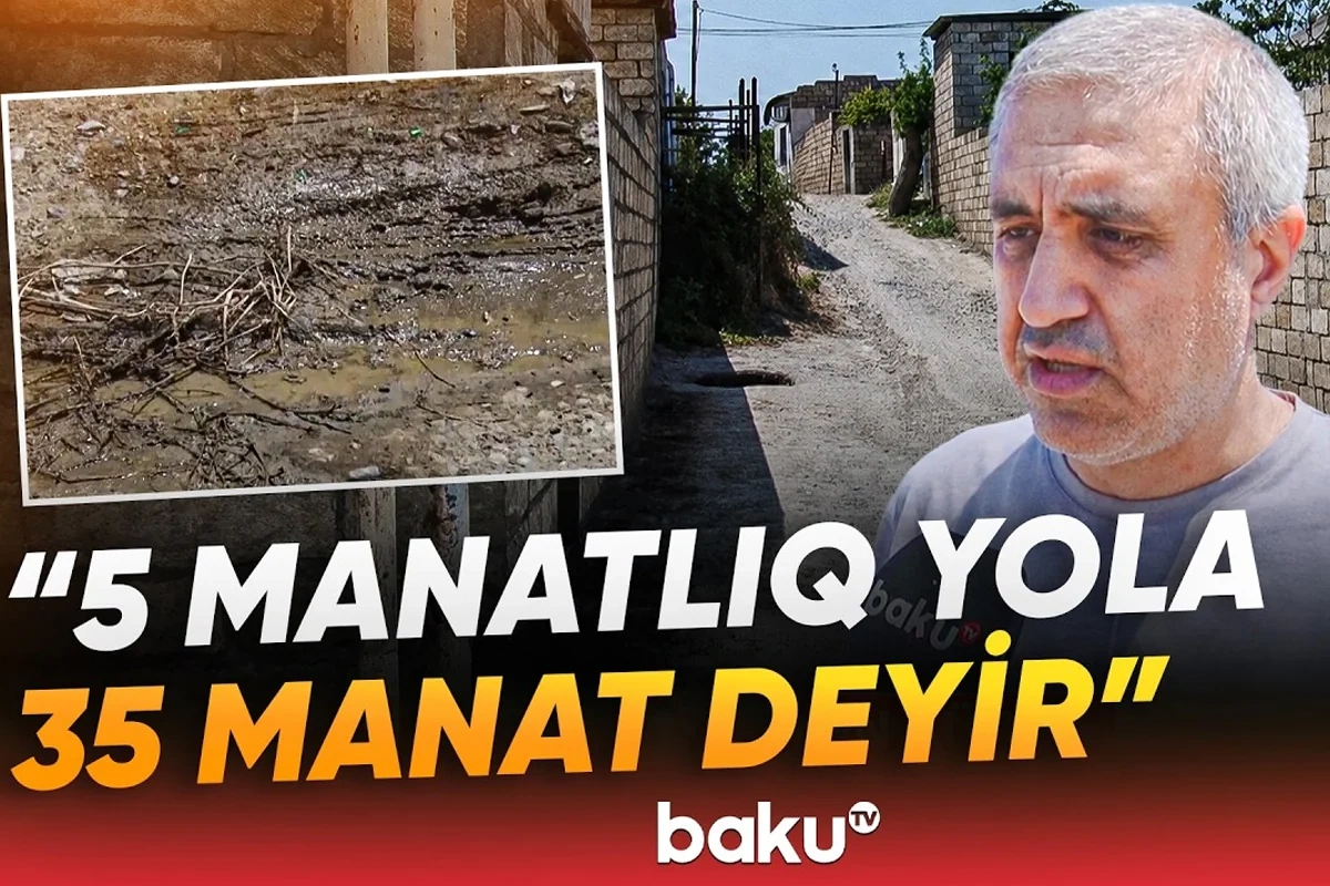Saray sakinlərinin yol problemi: 
