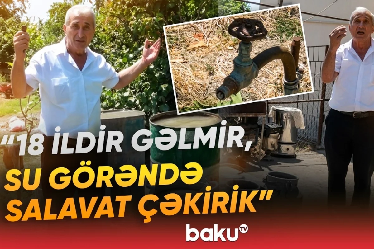 Şabran sakinlərinin bitməyən SU DƏRDİ: 
