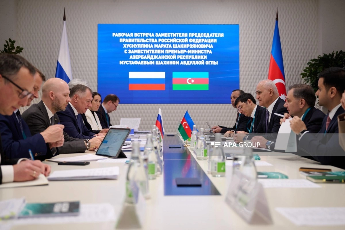 Şahin Mustafayev Rusiya hökümətinin sədr müavini ilə ikitərəfli məsələləri müzakirə edib