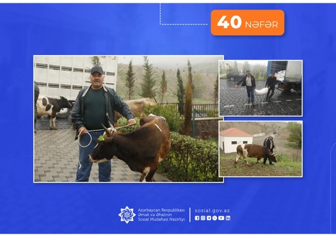 Talış kəndinə köçürülən sakinlərdən artıq 40 nəfərin məşğulluğu təmin olunub Talış kəndinə köçürülən sakinlərdən artıq 40 nəfərin məşğulluğu təmin olunub