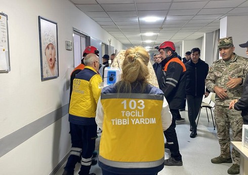 TƏBİB: Perinatal Mərkəzdəki yanğında bir nəfər tüstüdən zəhərlənib TƏBİB: Perinatal Mərkəzdəki yanğında bir nəfər tüstüdən zəhərlənib