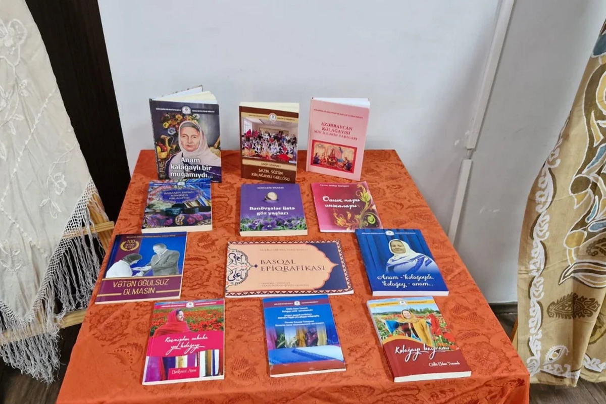 Tbilisidə Azərbaycan kəlağayısına həsr olunmuş kitab təqdim edilib Tbilisidə Azərbaycan kəlağayısına həsr olunmuş kitab təqdim edilib